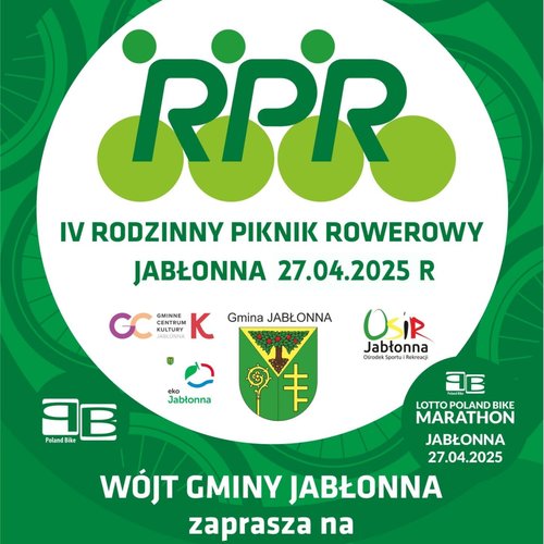 Obraz główny aktualności o tytule Przed nami rowerowa niedziela w Jabłonnie! 