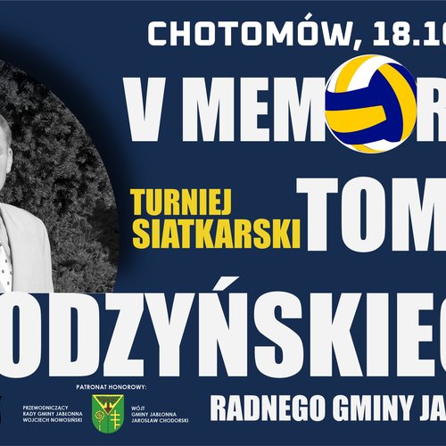Obraz główny aktualności o tytule V Memoriał Siatkarski Tomka Wodzyńskiego 