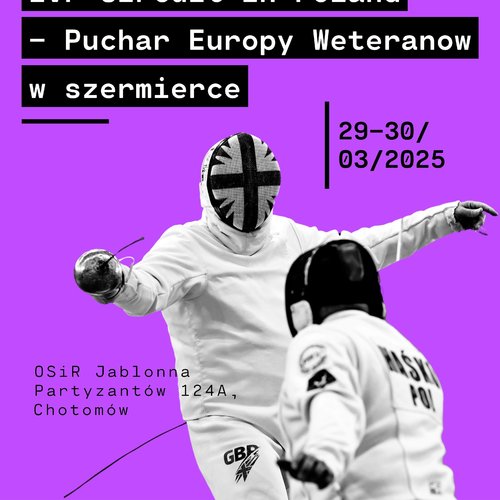Obraz główny aktualności o tytule Puchar Europy Weteranów w szermierce 